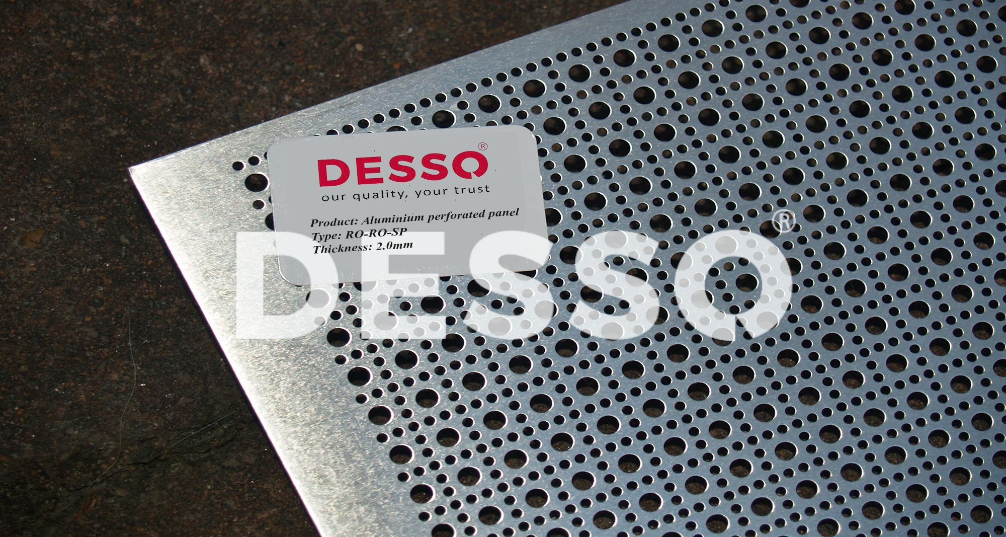 Tấm Nhôm Đục Lỗ Desso